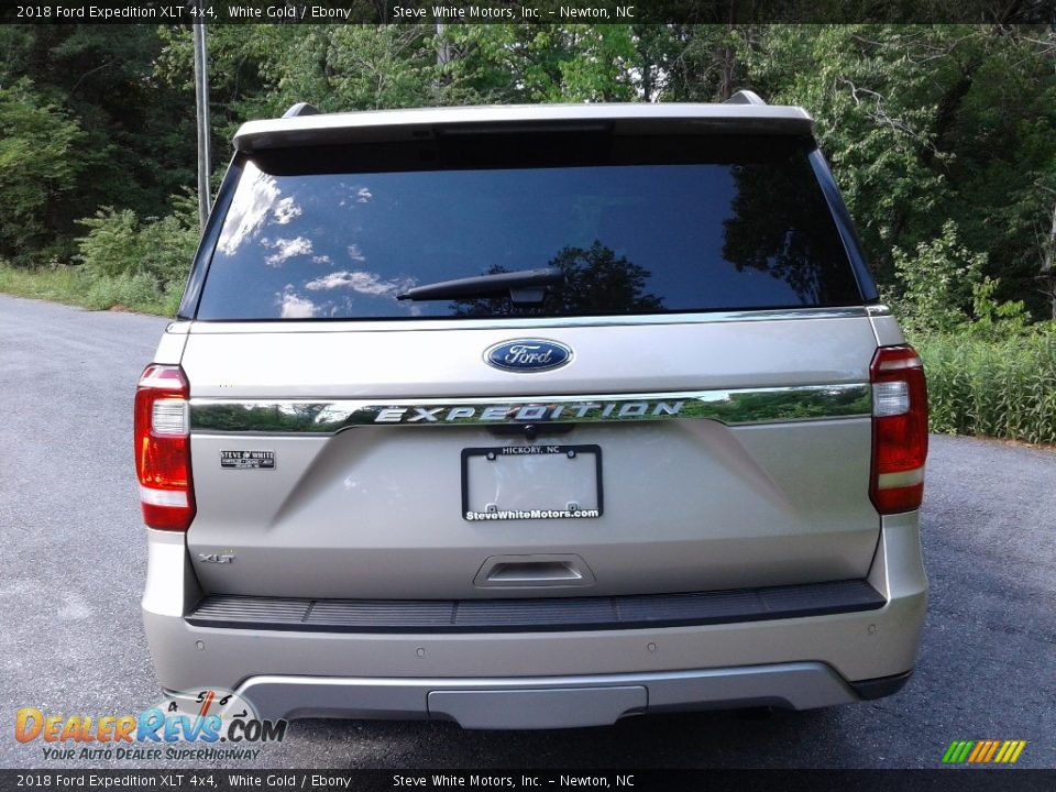 2018 Ford Expedition XLT 4x4 White Gold / Ebony Photo #8