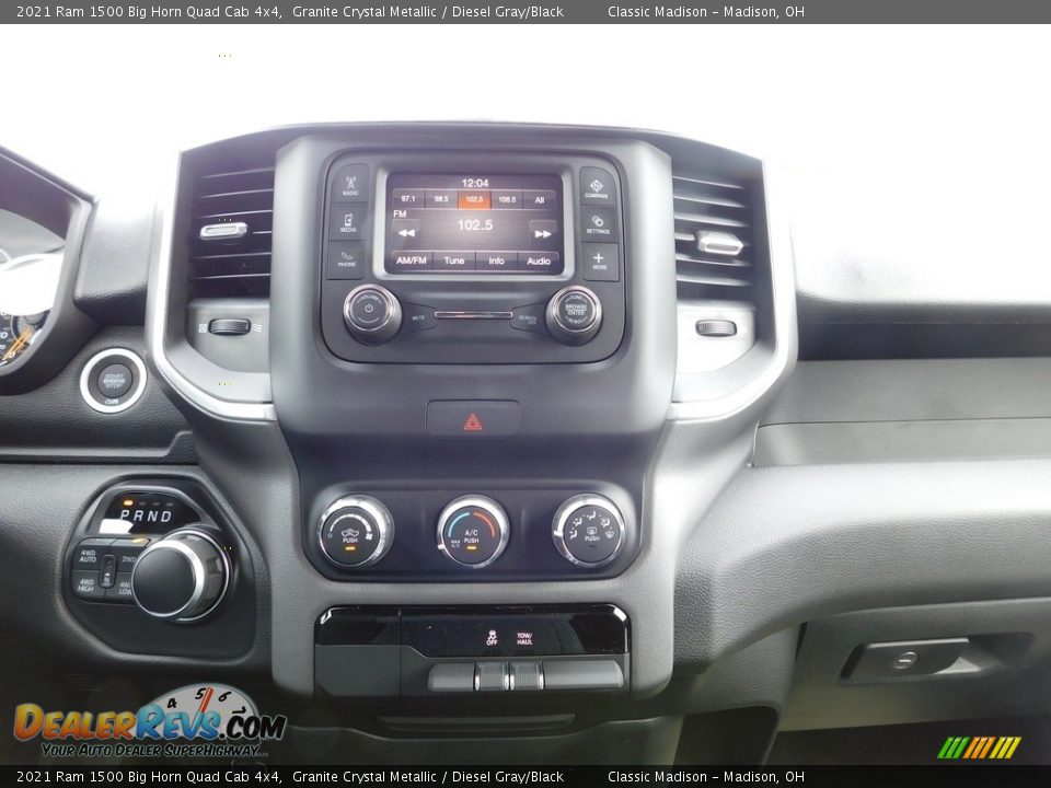 2021 Ram 1500 Big Horn Quad Cab 4x4 Granite Crystal Metallic / Diesel Gray/Black Photo #12