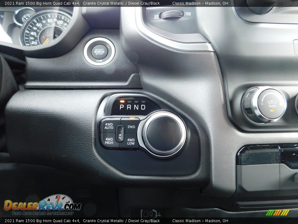 2021 Ram 1500 Big Horn Quad Cab 4x4 Granite Crystal Metallic / Diesel Gray/Black Photo #13