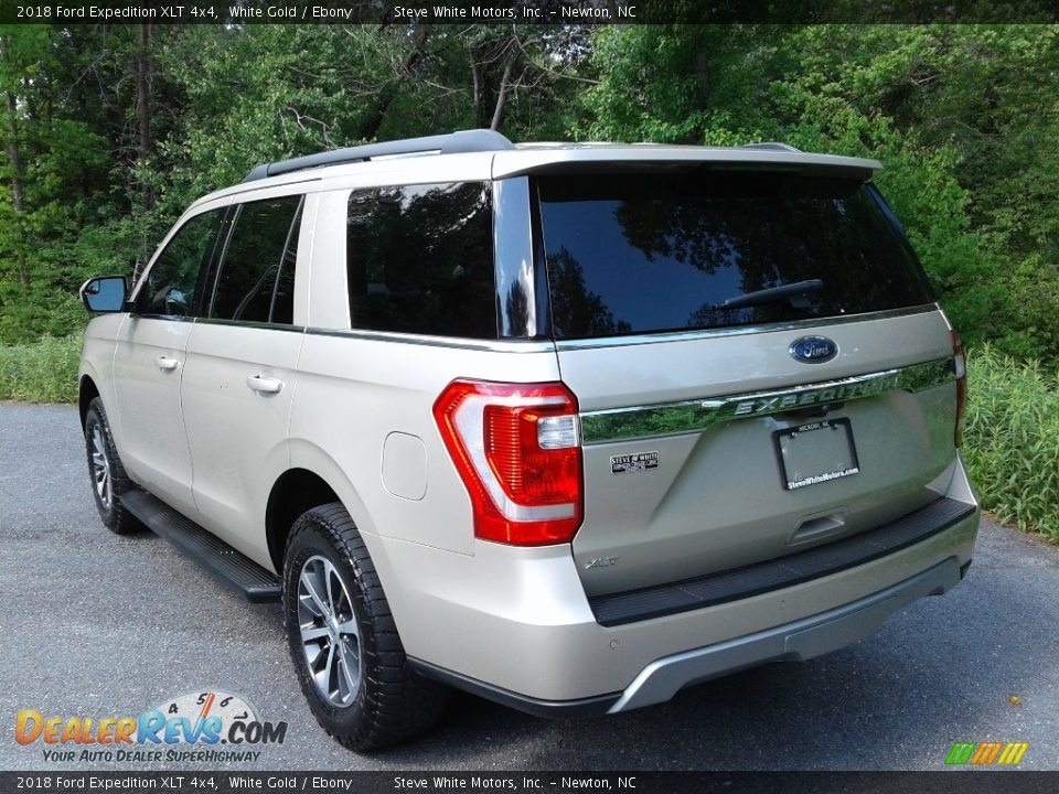 2018 Ford Expedition XLT 4x4 White Gold / Ebony Photo #9