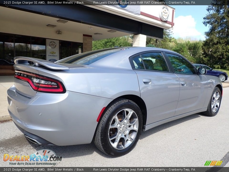 2015 Dodge Charger SE AWD Billet Silver Metallic / Black Photo #2