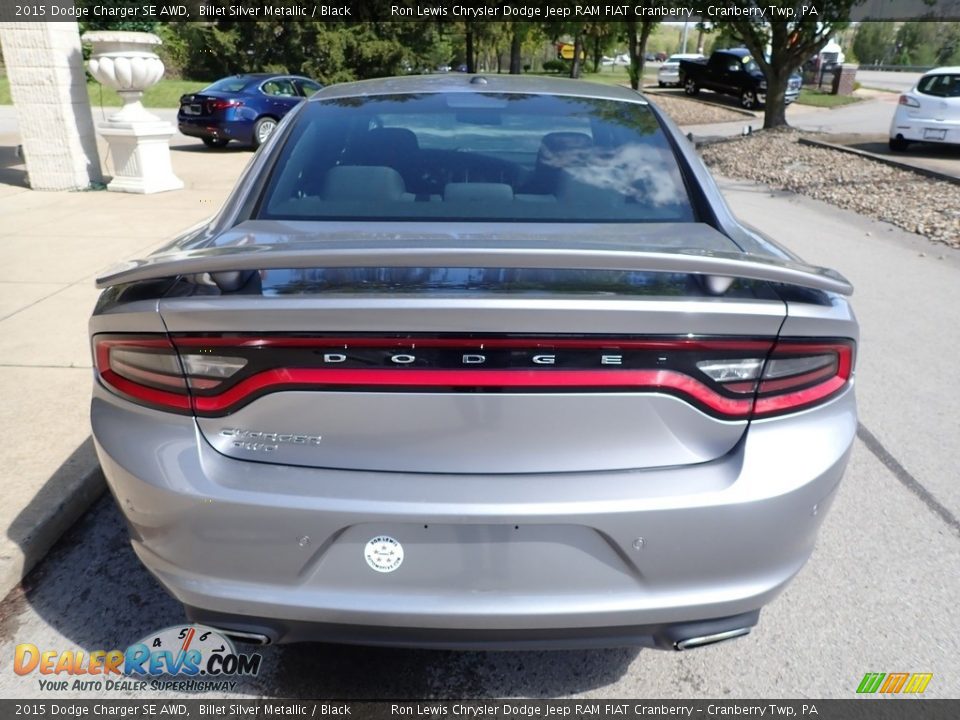 2015 Dodge Charger SE AWD Billet Silver Metallic / Black Photo #3