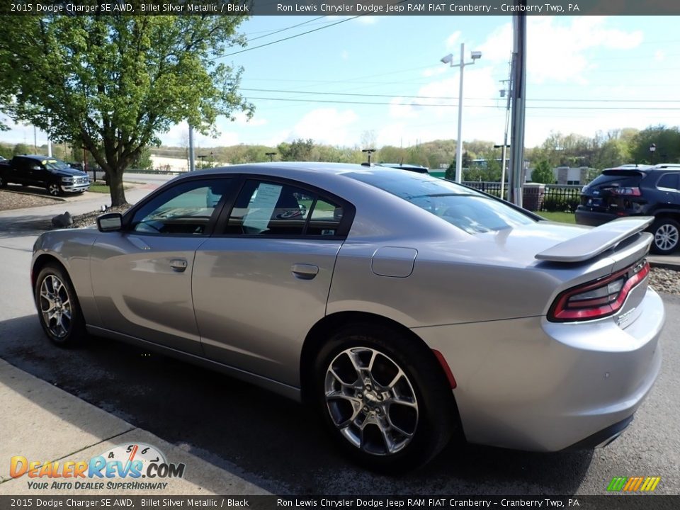 2015 Dodge Charger SE AWD Billet Silver Metallic / Black Photo #5