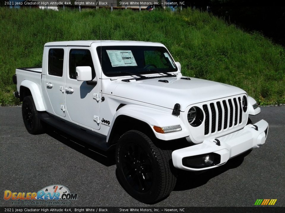 2021 Jeep Gladiator High Altitude 4x4 Bright White / Black Photo #4