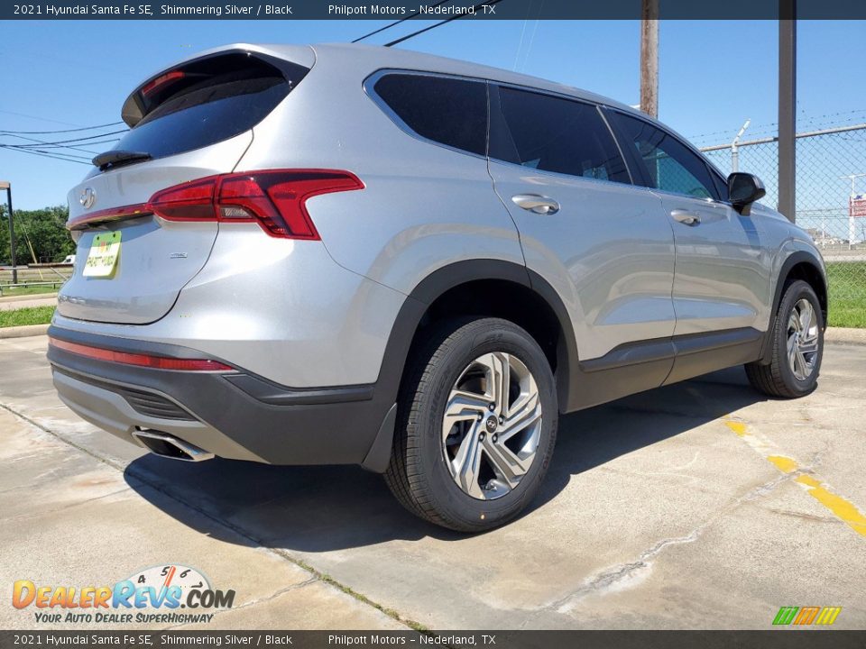 2021 Hyundai Santa Fe SE Shimmering Silver / Black Photo #3