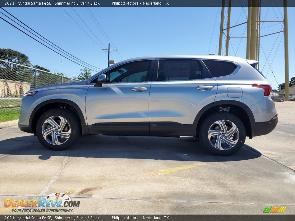 2021 Hyundai Santa Fe SE Shimmering Silver / Black Photo #7