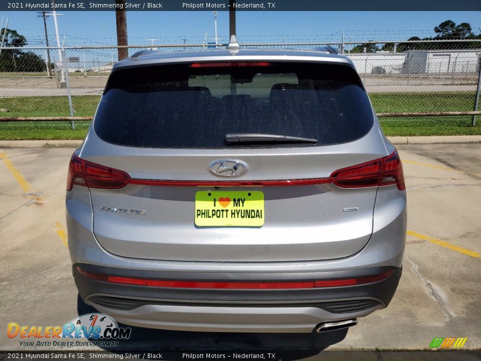 2021 Hyundai Santa Fe SE Shimmering Silver / Black Photo #8