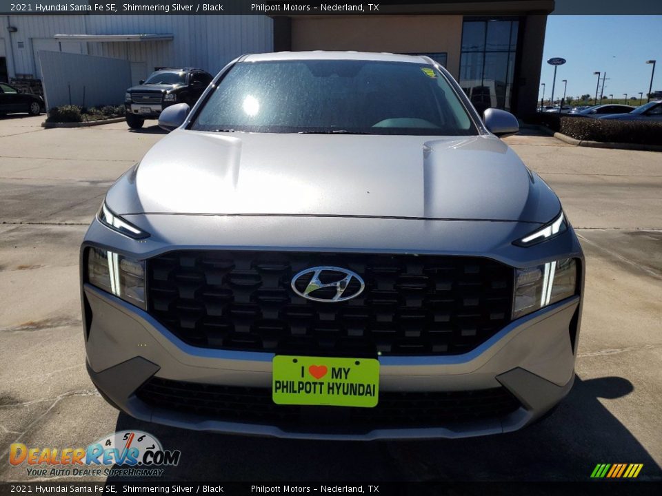 2021 Hyundai Santa Fe SE Shimmering Silver / Black Photo #9