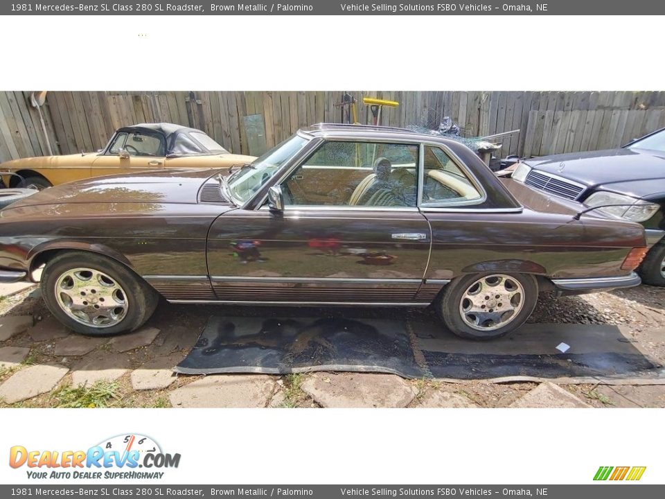 1981 Mercedes-Benz SL Class 280 SL Roadster Brown Metallic / Palomino Photo #2