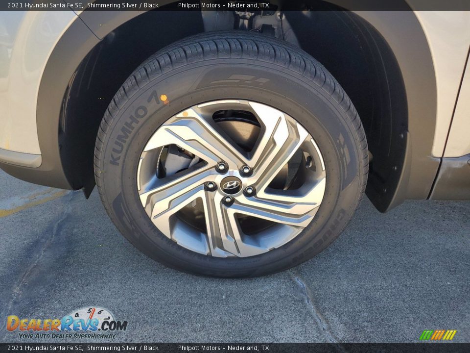 2021 Hyundai Santa Fe SE Shimmering Silver / Black Photo #10