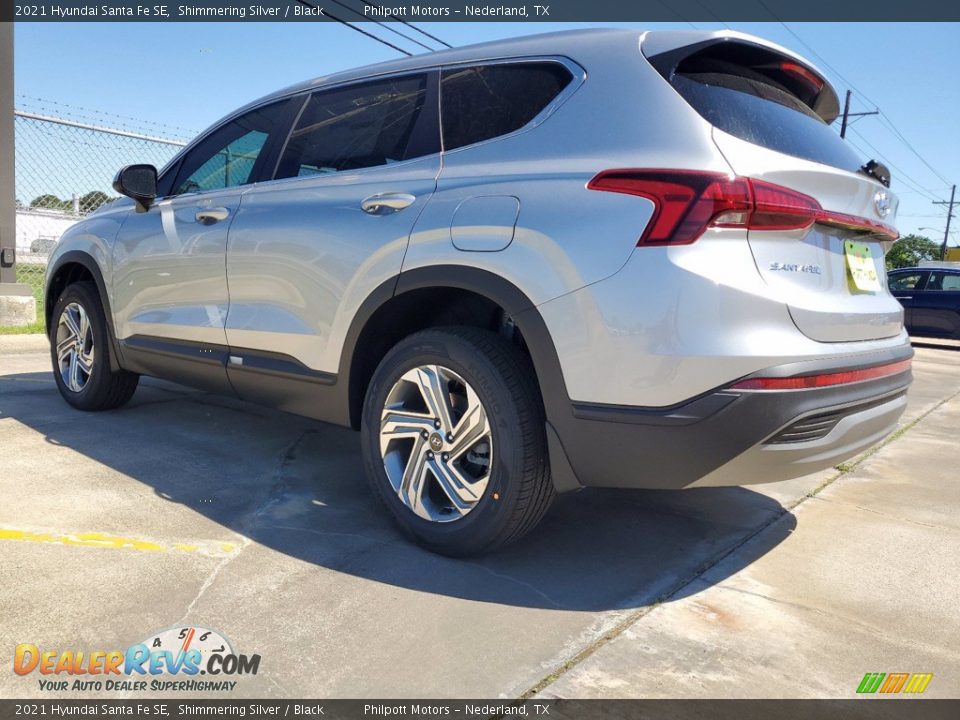 2021 Hyundai Santa Fe SE Shimmering Silver / Black Photo #11