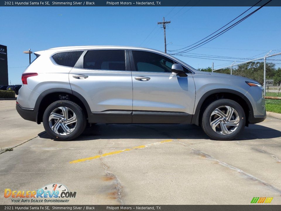 2021 Hyundai Santa Fe SE Shimmering Silver / Black Photo #12