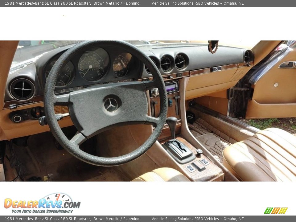 1981 Mercedes-Benz SL Class 280 SL Roadster Brown Metallic / Palomino Photo #6