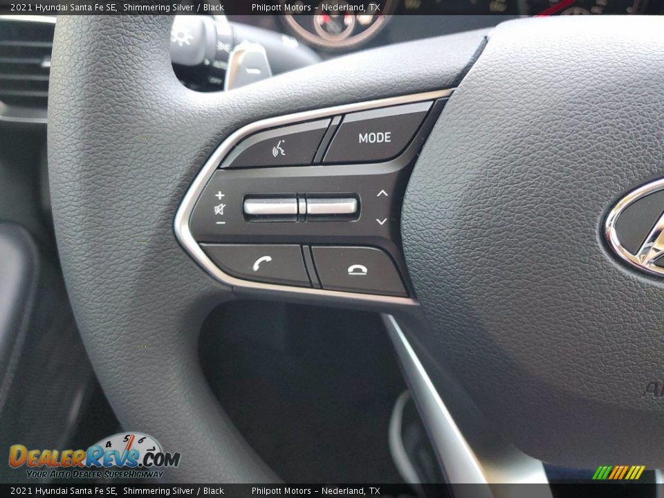 2021 Hyundai Santa Fe SE Shimmering Silver / Black Photo #16