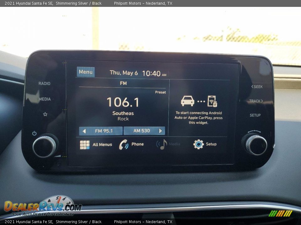 2021 Hyundai Santa Fe SE Shimmering Silver / Black Photo #19