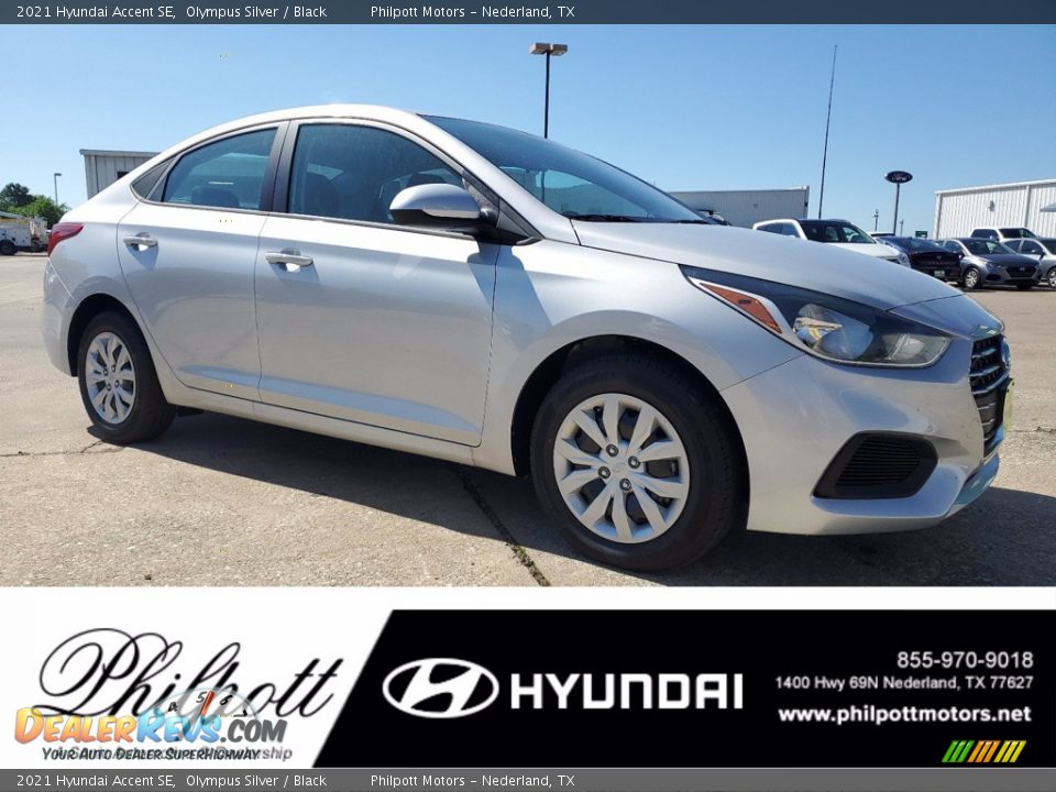 2021 Hyundai Accent SE Olympus Silver / Black Photo #1