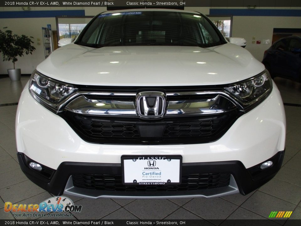 2018 Honda CR-V EX-L AWD White Diamond Pearl / Black Photo #2