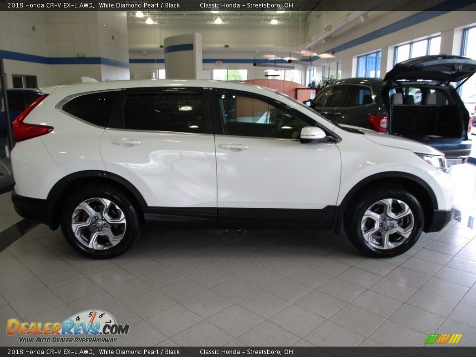 2018 Honda CR-V EX-L AWD White Diamond Pearl / Black Photo #4