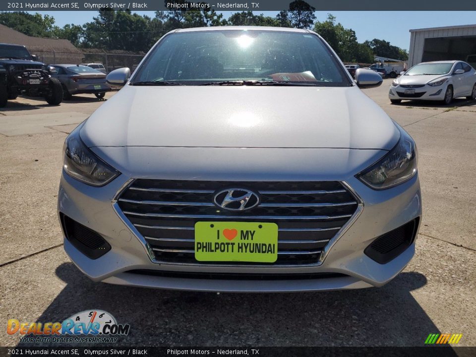 2021 Hyundai Accent SE Olympus Silver / Black Photo #9