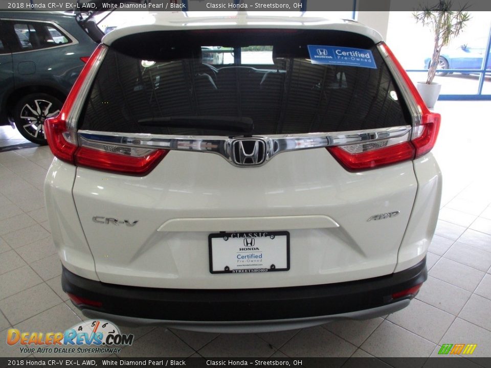 2018 Honda CR-V EX-L AWD White Diamond Pearl / Black Photo #8