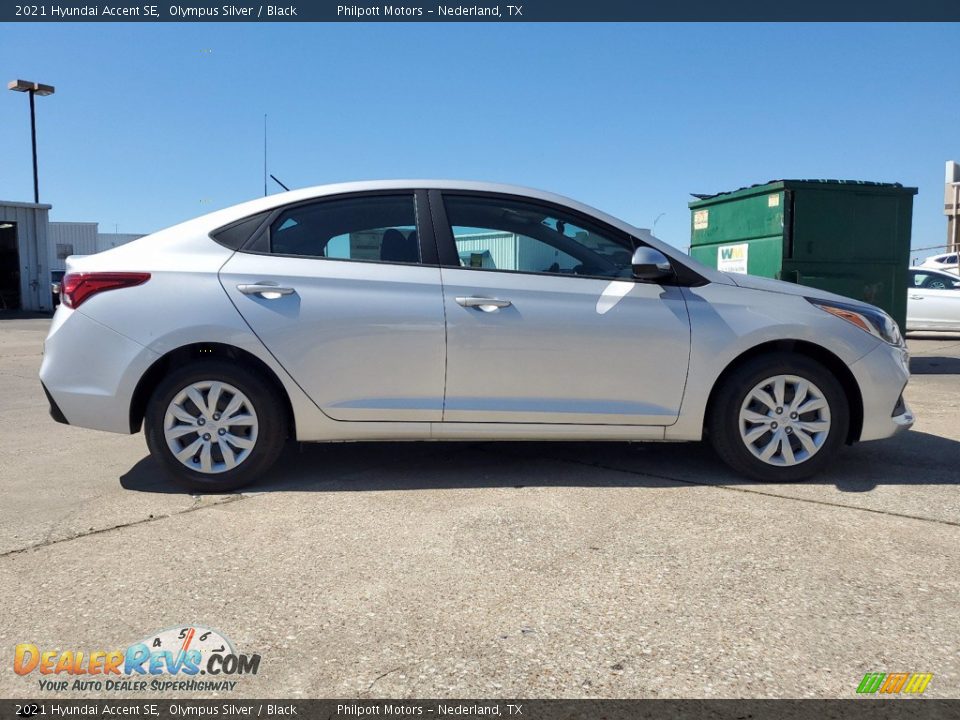 2021 Hyundai Accent SE Olympus Silver / Black Photo #12