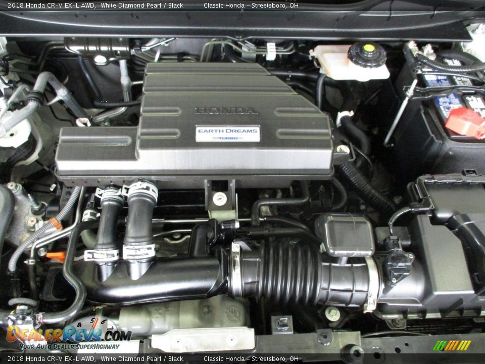 2018 Honda CR-V EX-L AWD White Diamond Pearl / Black Photo #13