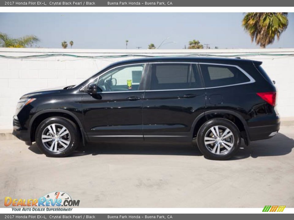 Crystal Black Pearl 2017 Honda Pilot EX-L Photo #8