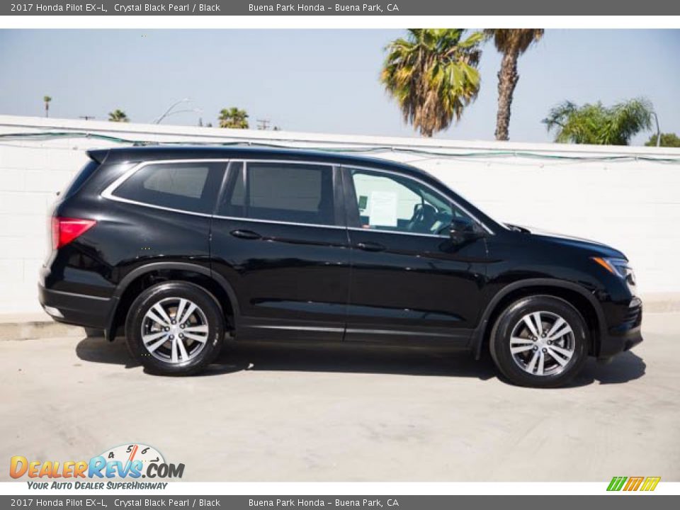 Crystal Black Pearl 2017 Honda Pilot EX-L Photo #12