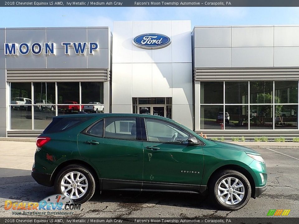 2018 Chevrolet Equinox LS AWD Ivy Metallic / Medium Ash Gray Photo #1