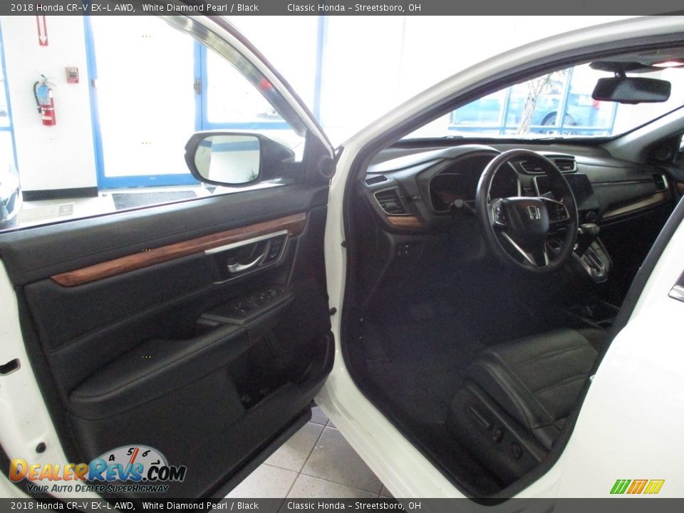 2018 Honda CR-V EX-L AWD White Diamond Pearl / Black Photo #28
