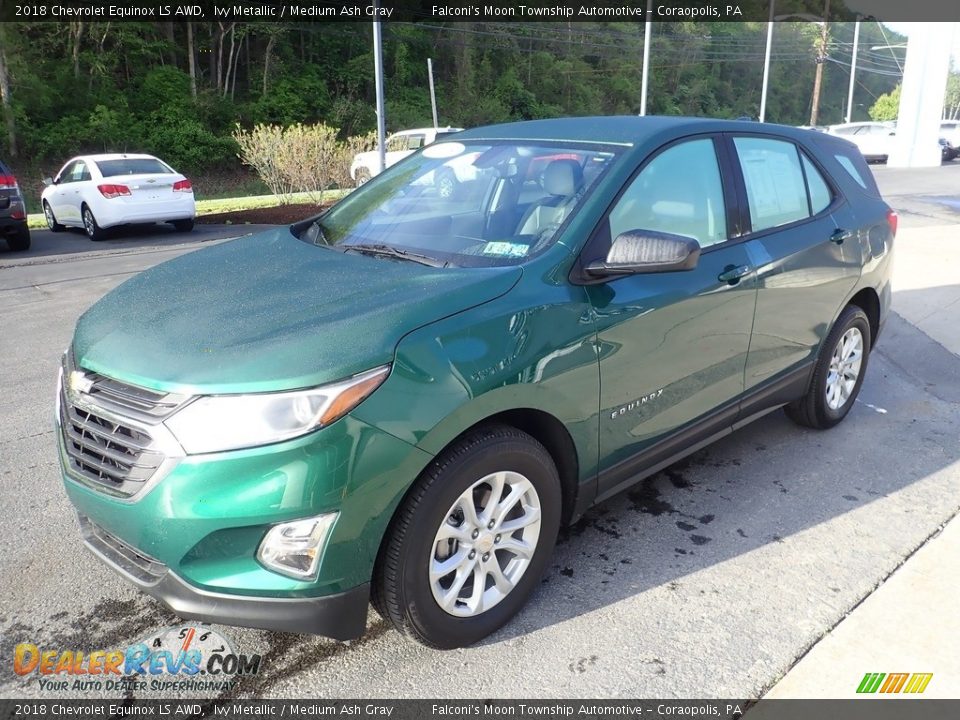 2018 Chevrolet Equinox LS AWD Ivy Metallic / Medium Ash Gray Photo #7