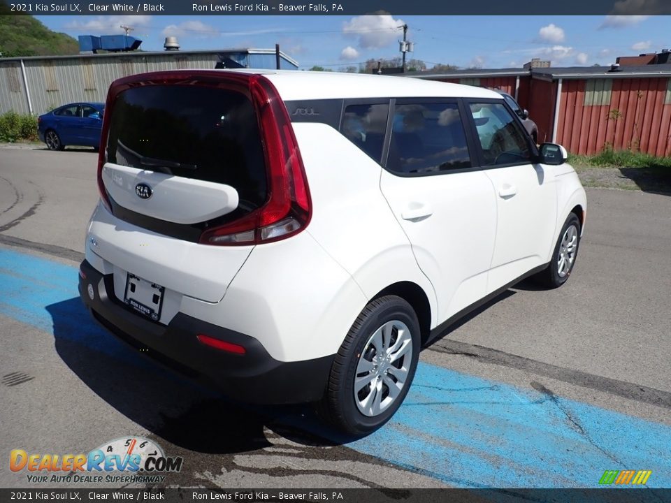 2021 Kia Soul LX Clear White / Black Photo #2