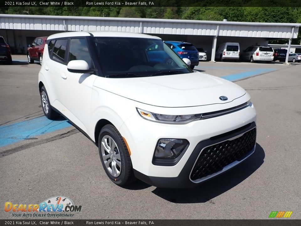 2021 Kia Soul LX Clear White / Black Photo #3