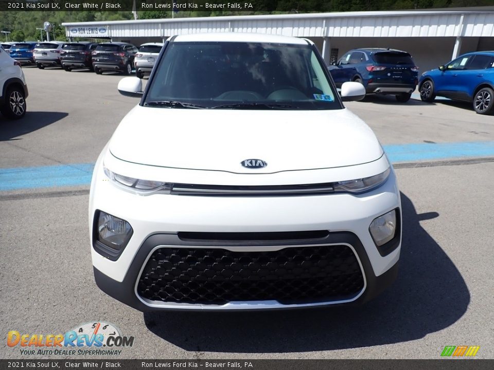 2021 Kia Soul LX Clear White / Black Photo #4