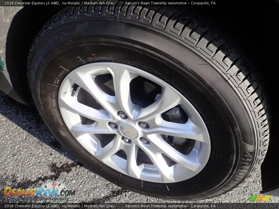 2018 Chevrolet Equinox LS AWD Ivy Metallic / Medium Ash Gray Photo #10