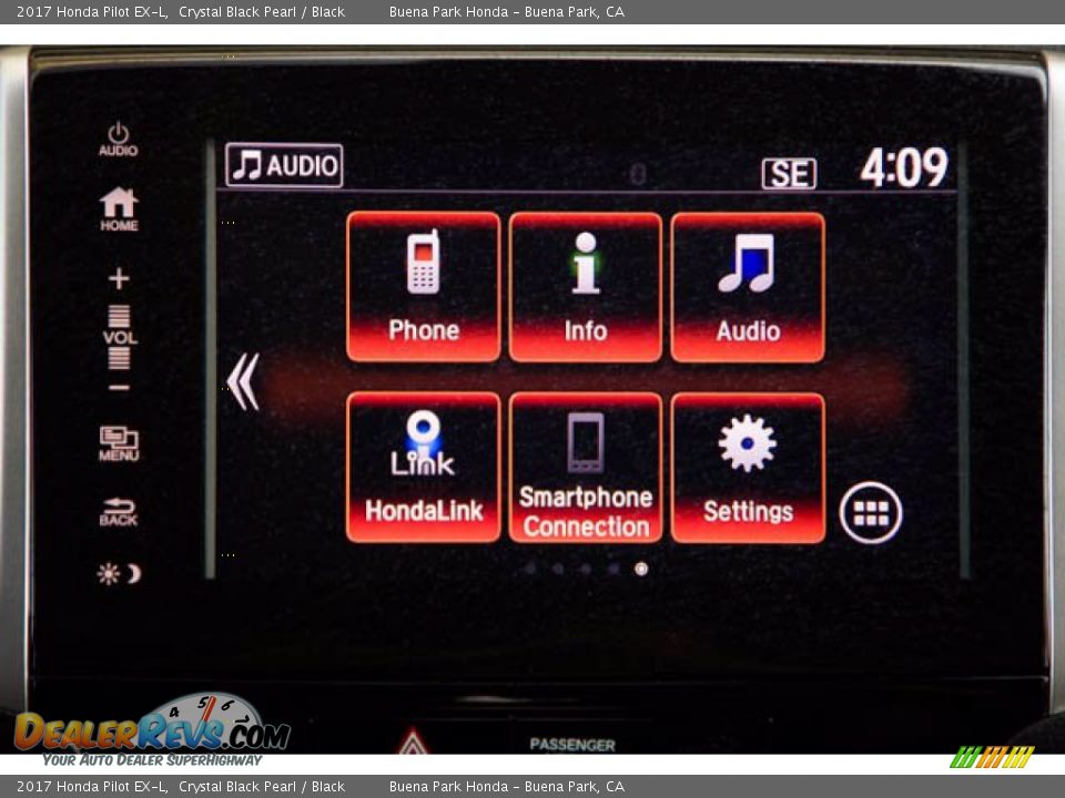 2017 Honda Pilot EX-L Crystal Black Pearl / Black Photo #26