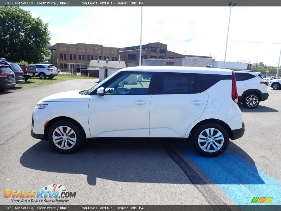 2021 Kia Soul LX Clear White / Black Photo #6