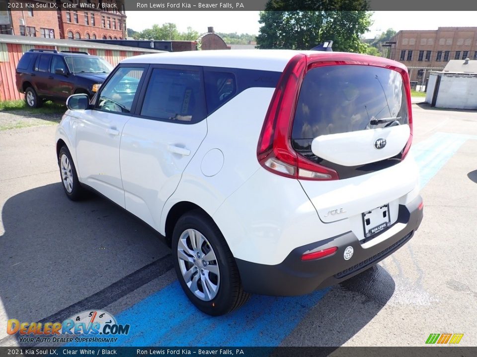 2021 Kia Soul LX Clear White / Black Photo #7