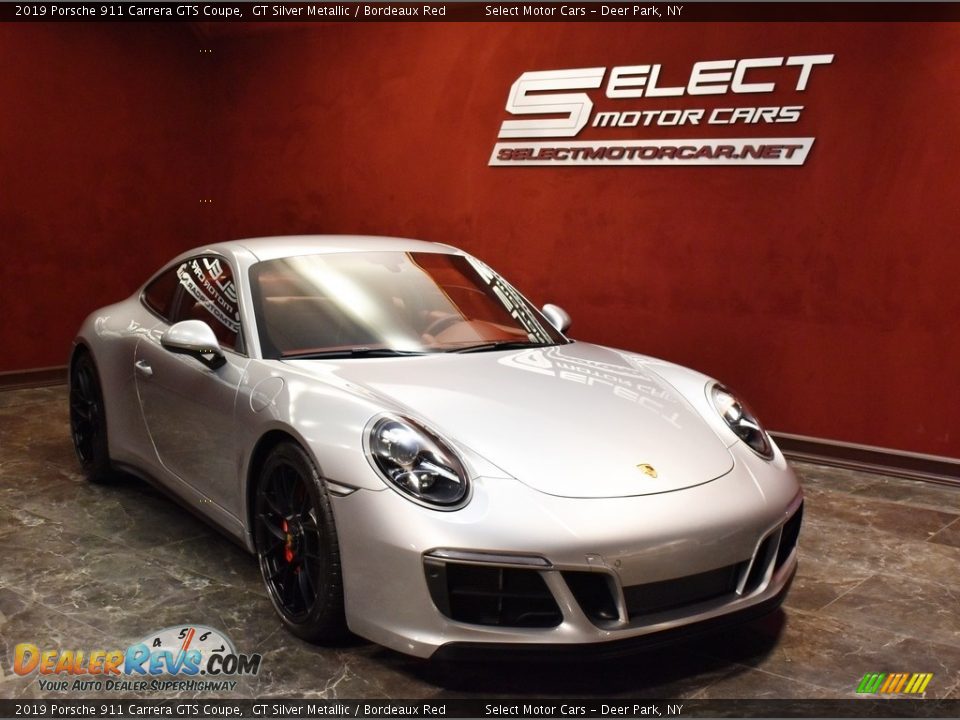 2019 Porsche 911 Carrera GTS Coupe GT Silver Metallic / Bordeaux Red Photo #3