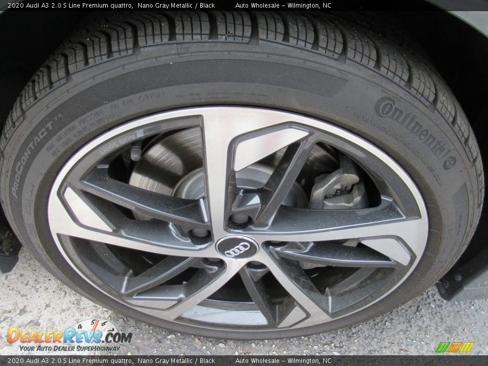 2020 Audi A3 2.0 S Line Premium quattro Nano Gray Metallic / Black Photo #8