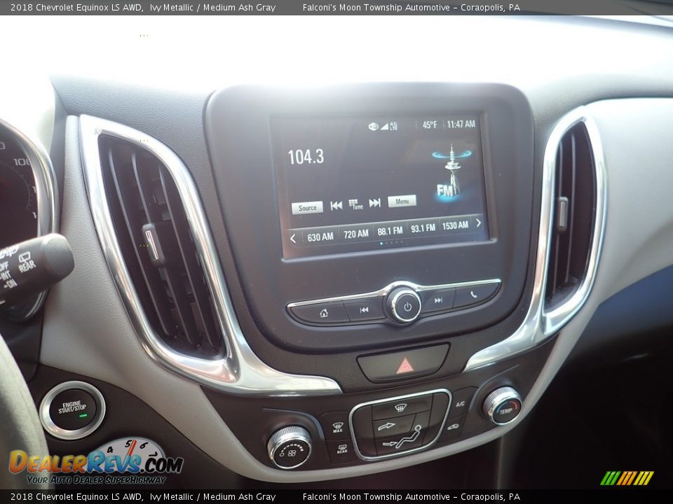 2018 Chevrolet Equinox LS AWD Ivy Metallic / Medium Ash Gray Photo #26