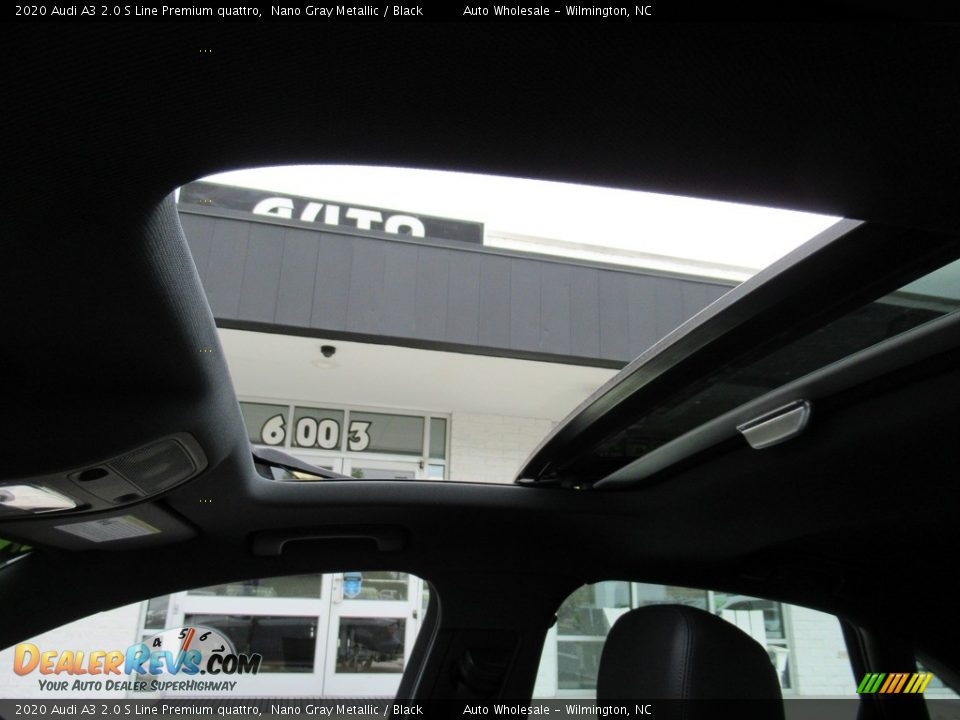 2020 Audi A3 2.0 S Line Premium quattro Nano Gray Metallic / Black Photo #12