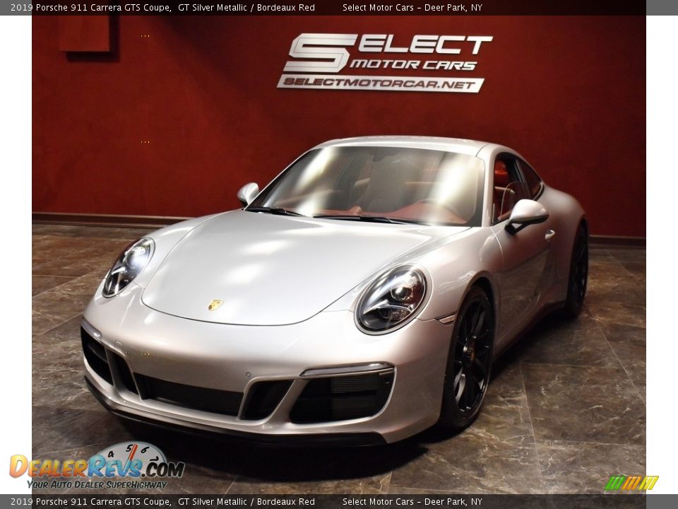 2019 Porsche 911 Carrera GTS Coupe GT Silver Metallic / Bordeaux Red Photo #9