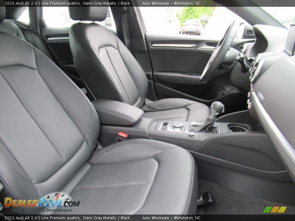 2020 Audi A3 2.0 S Line Premium quattro Nano Gray Metallic / Black Photo #14