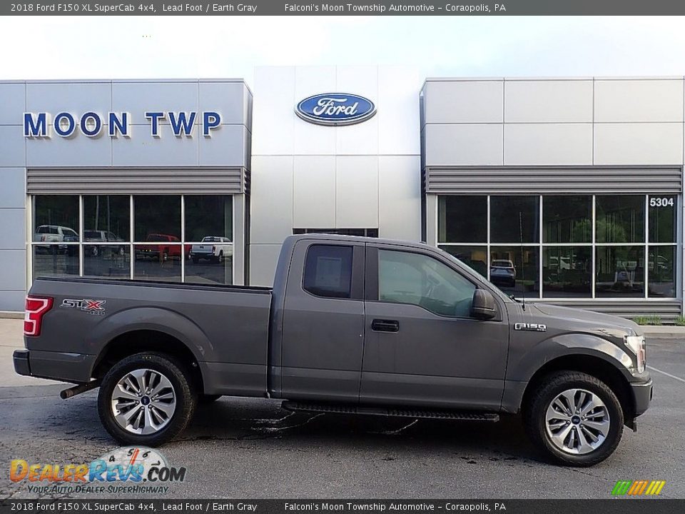 2018 Ford F150 XL SuperCab 4x4 Lead Foot / Earth Gray Photo #1