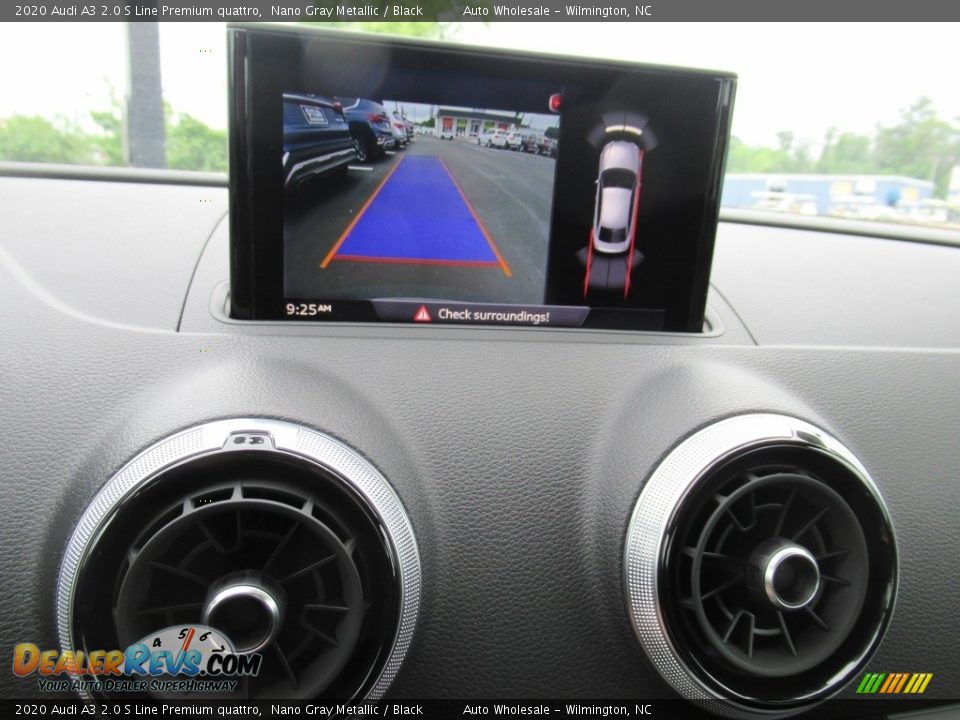 2020 Audi A3 2.0 S Line Premium quattro Nano Gray Metallic / Black Photo #19