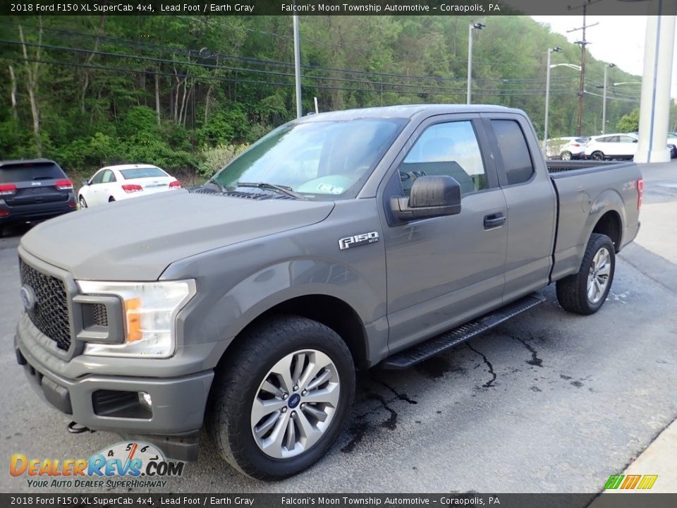 2018 Ford F150 XL SuperCab 4x4 Lead Foot / Earth Gray Photo #6