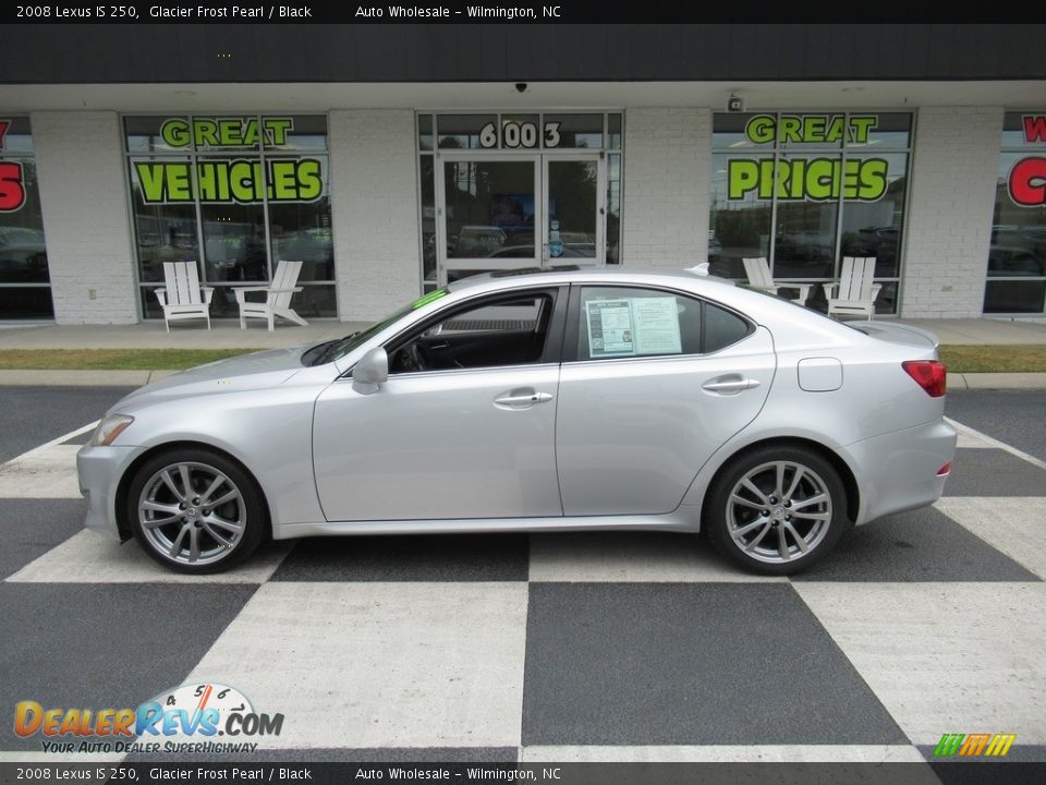 2008 Lexus IS 250 Glacier Frost Pearl / Black Photo #1