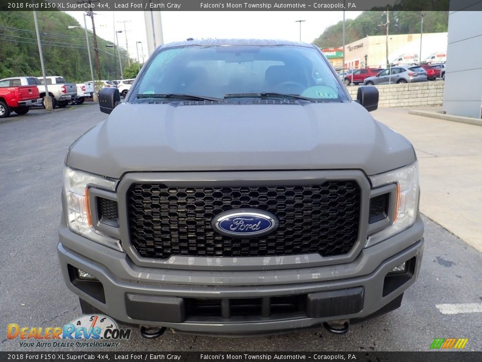 2018 Ford F150 XL SuperCab 4x4 Lead Foot / Earth Gray Photo #7