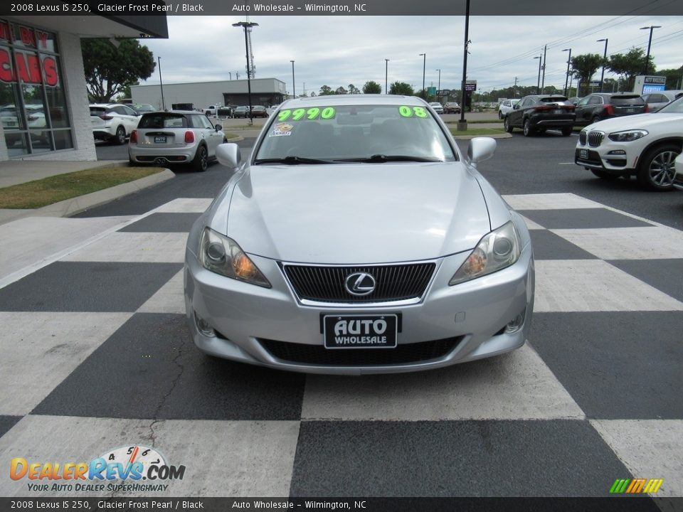 2008 Lexus IS 250 Glacier Frost Pearl / Black Photo #2